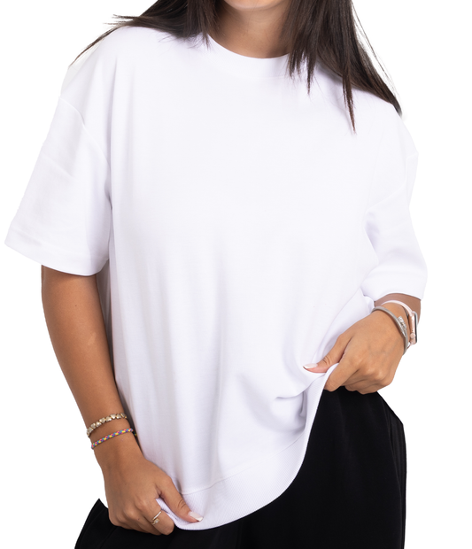 White Boxy T-Shirt
