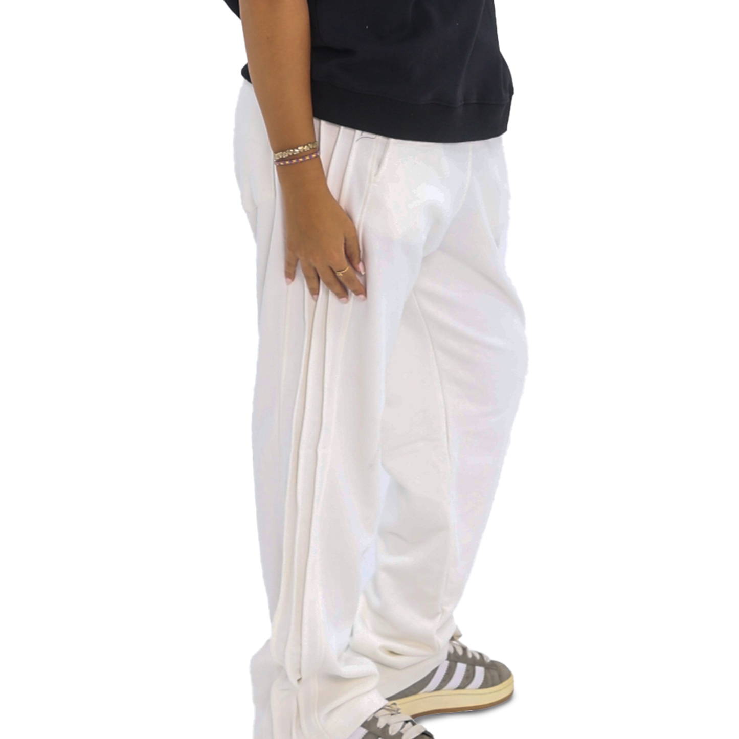 White Jogger Pants